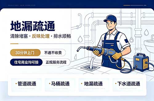 长葛地漏疏通
