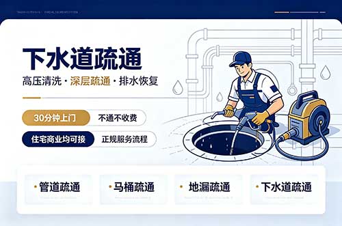 长葛下水道疏通