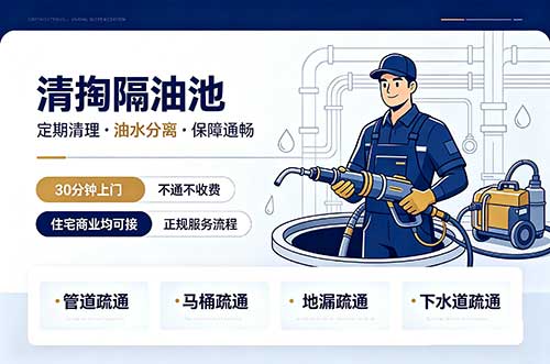 长葛清掏隔油池
